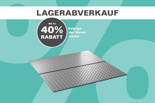 Lagerabverkauf Bodenplatte Small