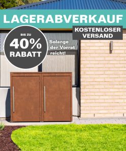 Lagerabverkauf Mülltonnenbox