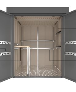 Ordnungssystem fuer ilesto geraetehaus Medium in Anthrazit fuer mehr ordnung